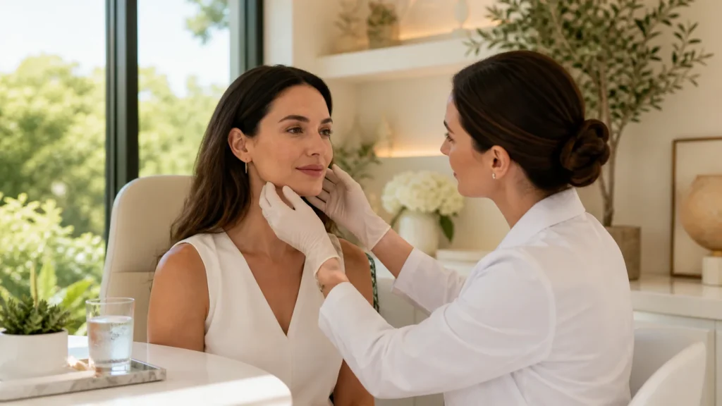 Cheek Filler in Austin’s Heat: Keeping Dermal Filler Results Smooth