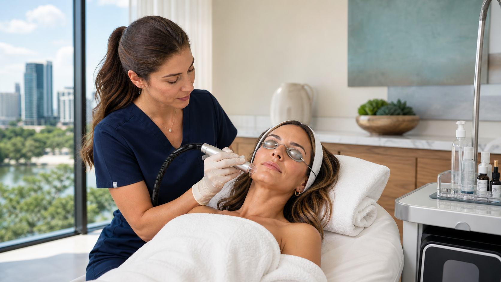 Inside Time Machine Laser Procedures in Austin Med Spas